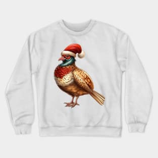 Vintage Christmas Pheasant Crewneck Sweatshirt